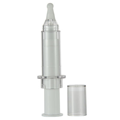 ভালো দাম PETG 5ml সিরিনজ বায়ুহীন বোতল চোখের ক্রিম বায়ুহীন বোতল স্লিক মুদ্রিত অনলাইন